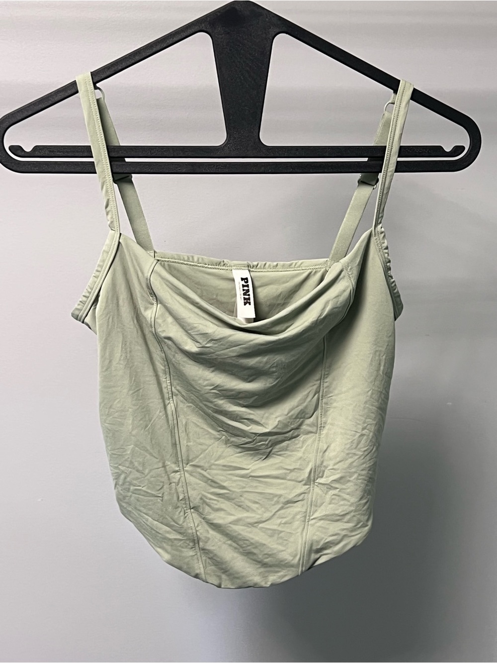 PINK Victoria's Secret Mint Green Cowl Neck Camisole